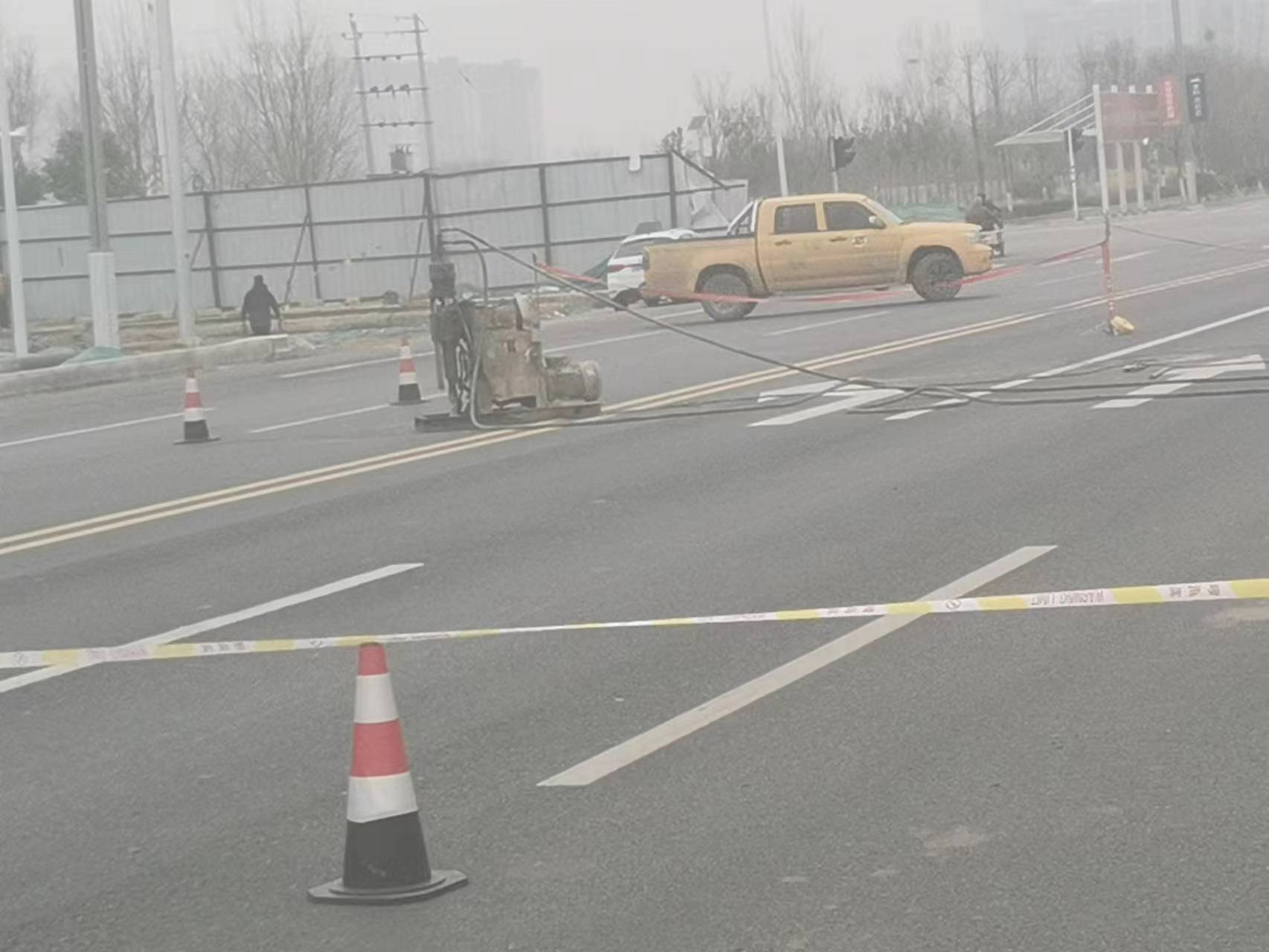 林西公路路基沉陷注浆